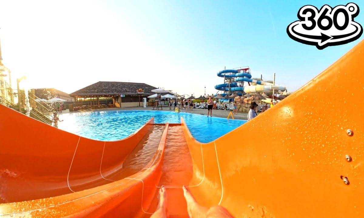 Funky Monkey 5/5 (Exotic Island) - Energylandia 2024 (360°) (POV) (Zator, Poland) Insta360 X4
