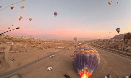 Cappadocia, Turkey - Hot Air Balloon Ride 180 VR