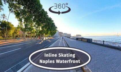 Naples, Italy #360 VR Inline Skating Tour
