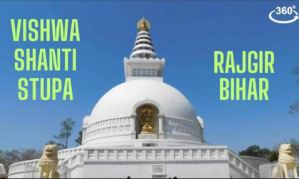 Vishwa Shanti Stupa | World Peace Pagoda | Rajgir Bihar | 360°VR Walking Tour