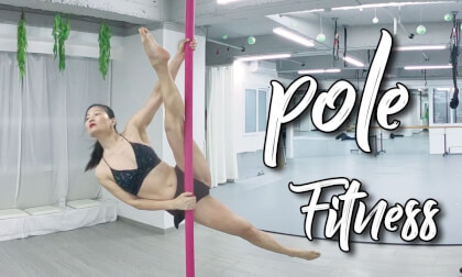 Above the Pole, More Than Grace.--pole gymnastics