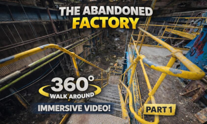 🏭 Abandoned Factory Walk Around - Glasgow | 8K 360° Walk Around Experience (Part 1)