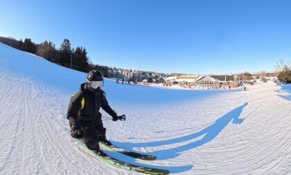 360° - Skiing Starting Gate ♦♦ off Weider Express @ Blue Mountain Resort