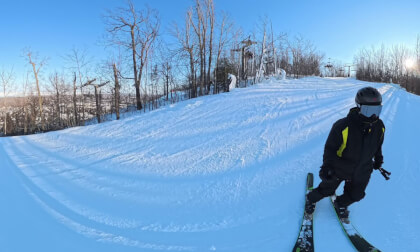 360° - Skiing Little Devil ♦♦ off Weider Express @ Blue Mountain Resort