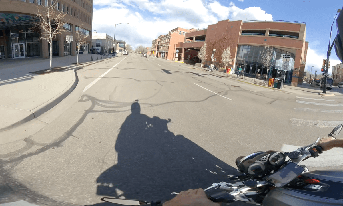 Riding a Ducati S4R 1000cc motorcycle from Boulder, CO
