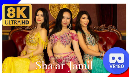 Japanese beautiful bellydancers " Sa'arJamil "