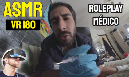 ASMR VR180 en Español | DOCTOR TE INYECTO LA CARA 👄 | ROLEPLAY MÉDICO