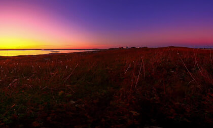 Sunset over Frøya Island | Lighthouse Cliff | Relaxing Nature VR 360° part4