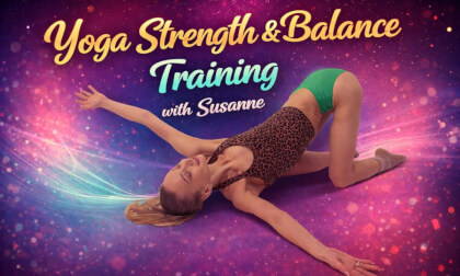 Flex & Flow VR Ep #8 – Yoga Strength & Balance Training with Susanne 🌿VR180 8K AI Passthrough