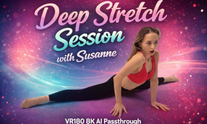 Flex & Flow VR Ep #5 🧘‍♀️ Deep Stretch Session with Susanne | 🔥 VR180 8K AI Passthrough