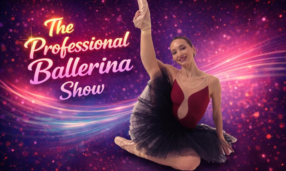 Flex & Flow VR Ep #6 🩰 The Professional Ballerina Private Show 🩰 VR180 8K AI Passthrough