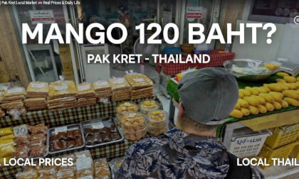 Thailand in 360° VR | Pak Kret Street Market, Students & Everyday Life