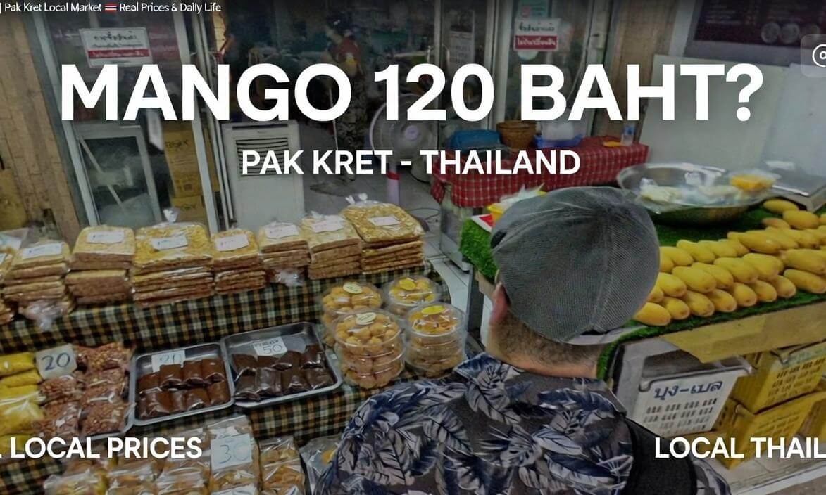Thailand in 360° VR | Pak Kret Street Market, Students & Everyday Life