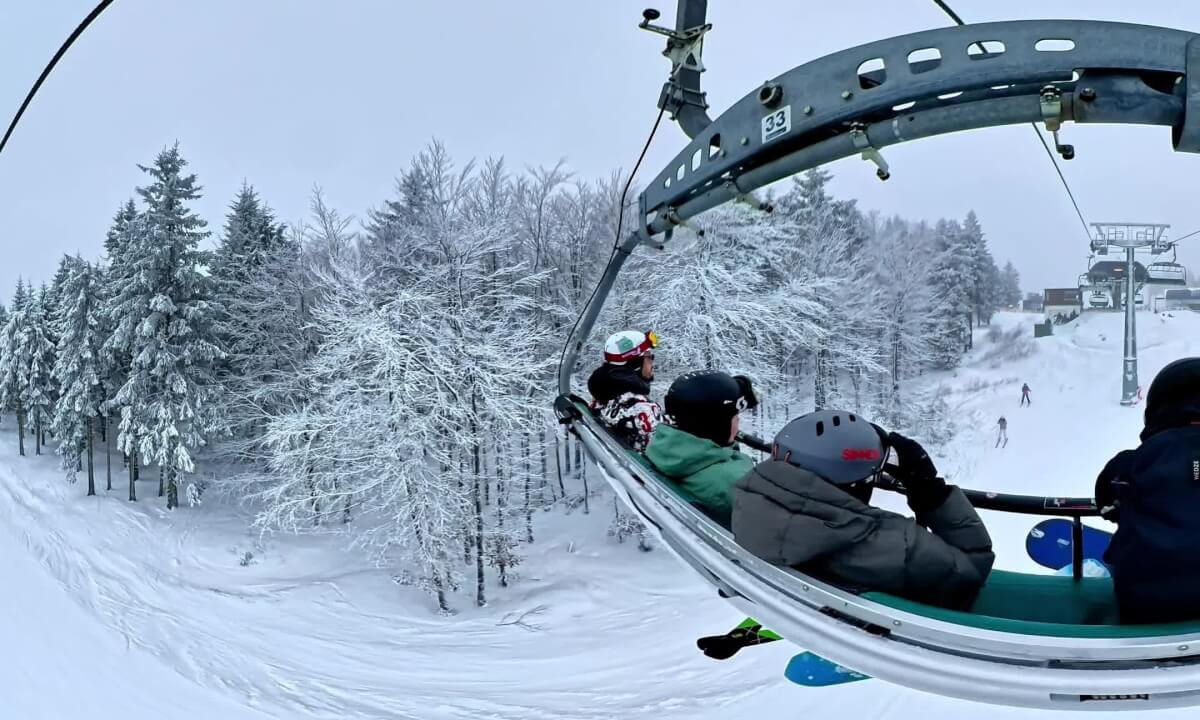 Experience the Winterberg Skilift with insta360 X5