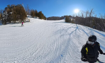 360° - Skiing Schuss ⏹ off Weider Express @ Blue Mountain Resort