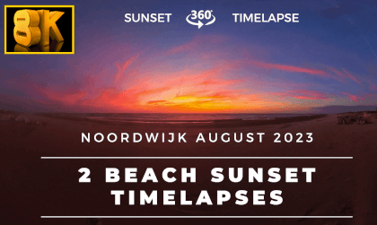 8K Two vibrant pink Beach Sunset and night-time forest fog & moonlight timelapses Netherlands & Germany -ID0241 8K Two vibrant pink Beach Sunset and night-time forest fog & moonlight timelapses Netherlands & Germany -ID0241