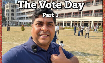 The Vote Day in Dhaka, Bangladesh
