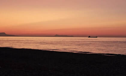 Kreta-Rethymnon  Sonnenuntergang