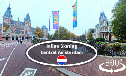 Inline Skating Central Amsterdam in #360 VR