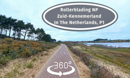 Skating Adventure in Zuid Kennemerland NP near Zandvoort, NL. #360 VR (P1)