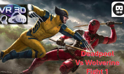 3D Deadpool vs Wolverine Fight 1