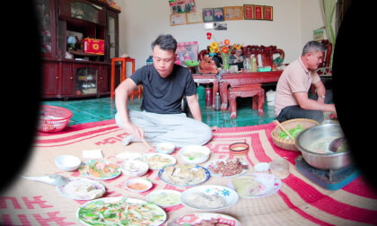 New Year's Eve meal with my family | 15-2 1- t-stitched