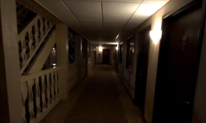 Hotel night time walk