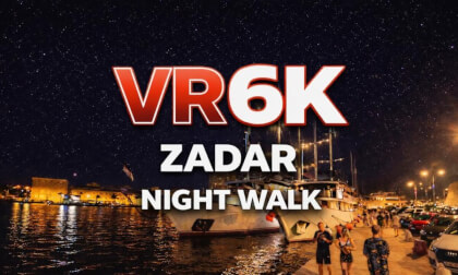 VR 6K 360 | ZADAR, Croatia | Harbor & Walled Old Town Walk | Adriatic Coast