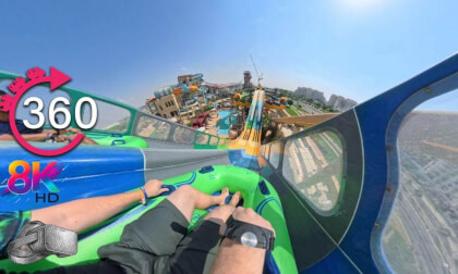 360º Marjan Falls Water Coaster at Yas Waterworld - Abu Dhabi
