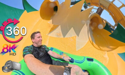 360º Zomorod Falls Water Coaster at Yas Waterworld - Abu Dhabi