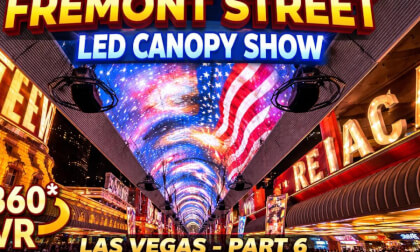 Under the Viva Vision Canopy | Fremont Street 360° VR Night Show – Part 6
