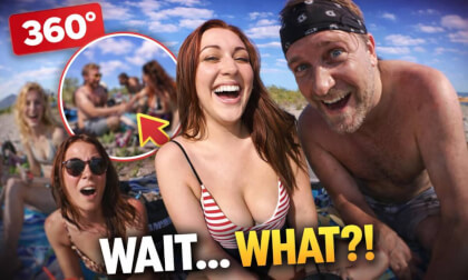 360° VR Beach Party in 8K – Sunset, Bikinis & Real Beach Vibes (Watch in VR Headset)