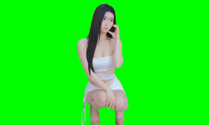 [MR KPOP] Ha Yun: Daily Style White Outfit | Passthrough 8K 3D | (하윤)