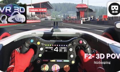 3D INSANE POV Formula 2 Race Start at the Nürburgring by Michael Fi