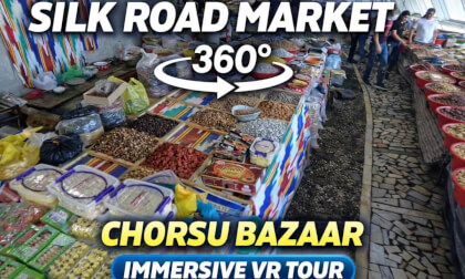 Chorsu Bazaar 360° VR Tour | Tashkent, Uzbekistan | Silk Road Market Experience