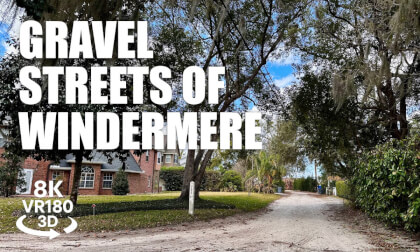 Gravel Streets of Windermere Florida VR180 8K 3D | Lake Down, Historic Town Walk VR视频 8K 3D動画 VR旅行