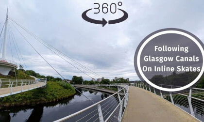 The Ultimate Skateventure: Gliding Along Glasgow Canal In #360°!