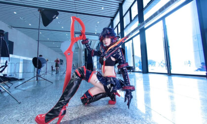 The girls I photographed at the comic convention