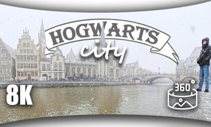 This City Looks Like Hogwarts in REAL LIFE! | Virtual Reality 8K 360