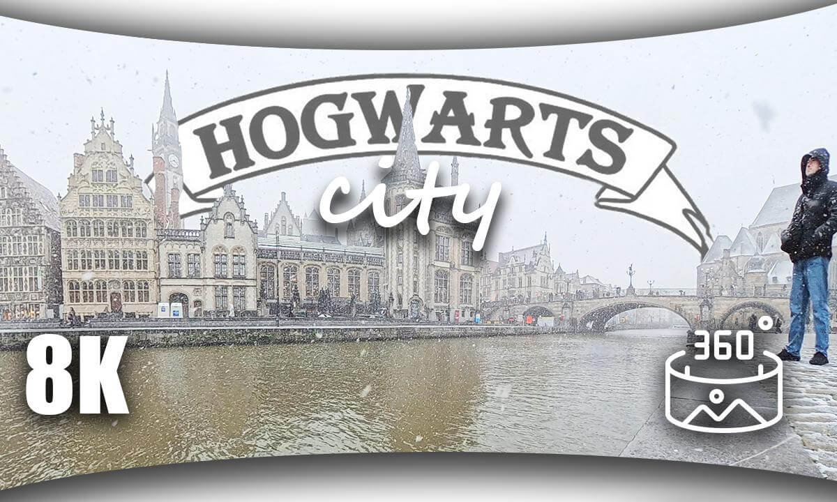 This City Looks Like Hogwarts in REAL LIFE! | Virtual Reality 8K 360