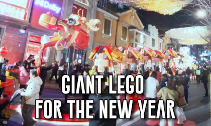 (VR180) Giant LEGO New Year Celebration Event