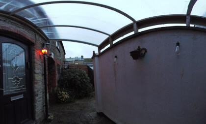 British Rain, under my roof.