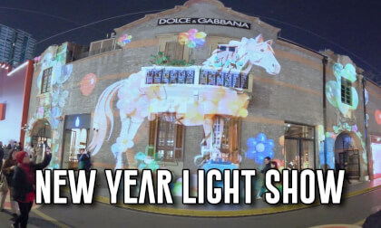 (VR180) Zhangyuan New Year Light Show