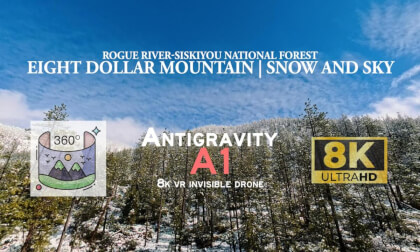 First Snow Flight | Antigravity A1 Invisible Drone
