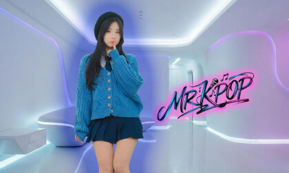 [MR MODEL] Habin #1 Navy Knit Look | Passthrough 8K 3D | (하빈)