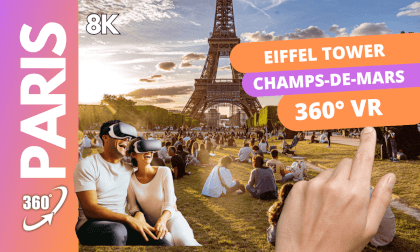 Eiffel tower Paris - 8K - 360° video VR Eiffel tower Paris - 8K - 360° video VR