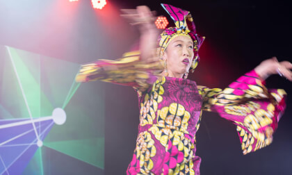 JAPANESE AYA YEM feat. JAJA - AFRICAN DANCE ( SOUL 2 SOUL CONCERT )