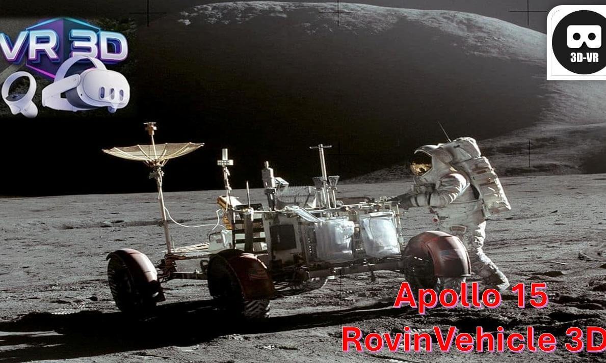 3D Apollo 15 in 60fps Rover Traverse To Station Immersive Space