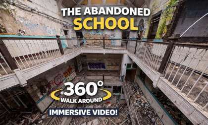 Abandoned School Walk Around - Glasgow | 8K 360° Walk Around Experience