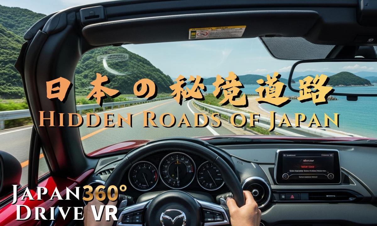 Hidden Roads of Japan: A Scenic Coastal Drive in a Red Miata | 8K 360° VR ASMR
